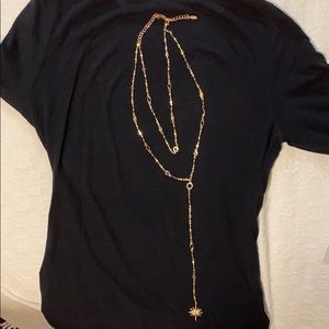 Long strand adjustable necklace